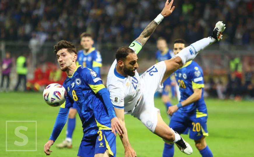 Uživo iz Zenice s utakmice kvalifikacija za SP: Bosna i Hercegovina - Kipar 2:1