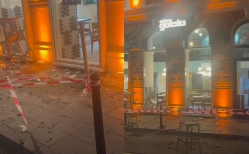 Ponovo se obrušio dio fasade sa zgrade u centru Sarajeva