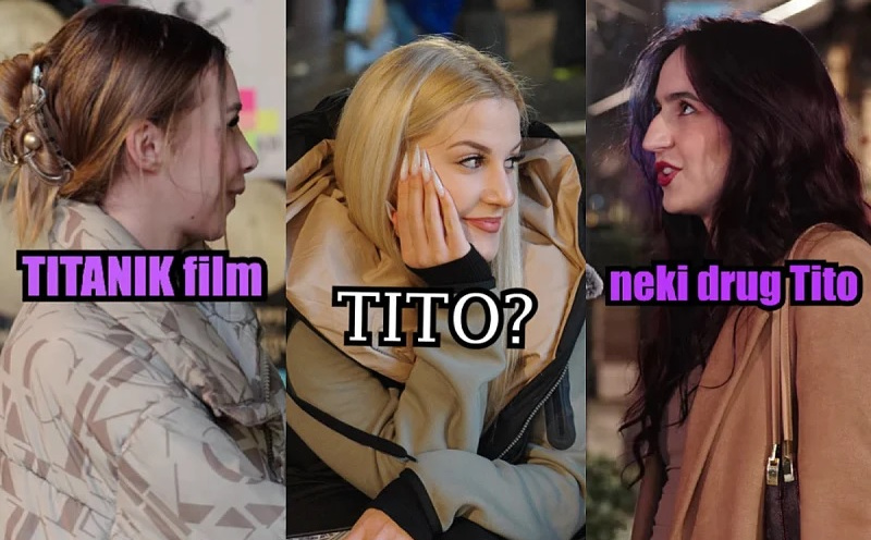Mlade u Beogradu pitali ko je bio Tito, šokirali su odgovorima: "Je li po njemu snimljen 'Titanik'?"