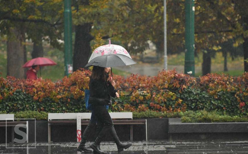 I danas kiša i pljuskovi, na snazi narandžasto upozorenje za dijelove BiH: "Poduzmite mjere opreza"