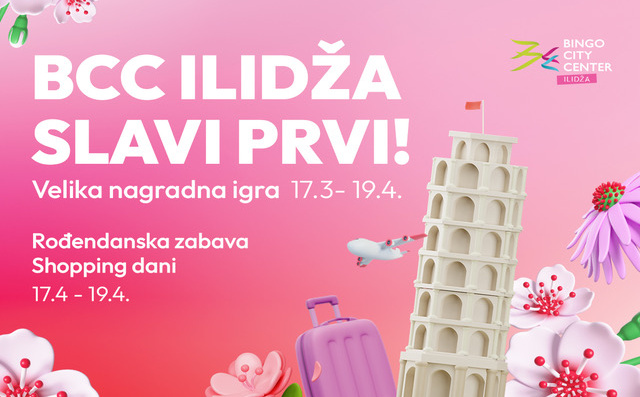 BCC Ilidža slavi prvi: Učestvuj u nagradnoj igri i budi dio nezaboravne rođendanske proslave