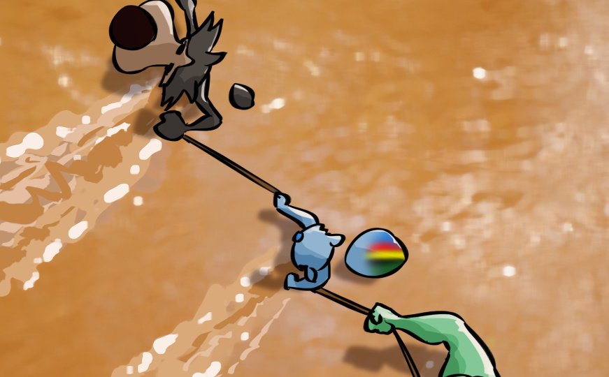 Sarajevski ilustrator ponovo dirnuo regiju: Vučko, Zagi i Pobjednik zajedno i u poplavama!