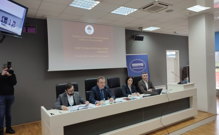 Politički udar Dodikove vlasti: U I. Sarajevu počela javna rasprava o skandaloznom Nacrtu ustava RS