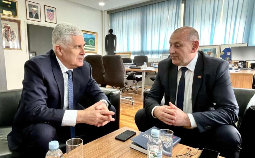 Čović se sastao s ministrom odbrane Hrvatske, razgovarali o važnim pitanjima