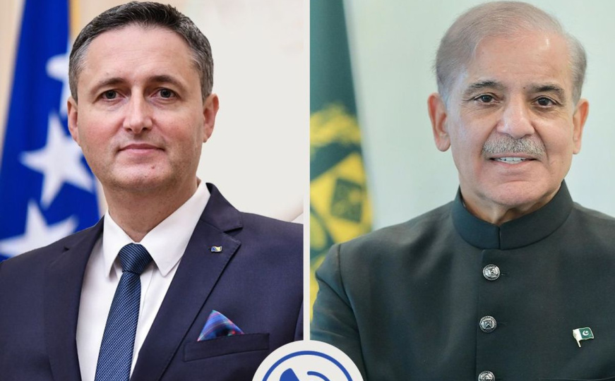 Denis Bećirović razgovarao s Shehbazom Sharifom: Informisao ga o potezima Dodika i stanju u BiH