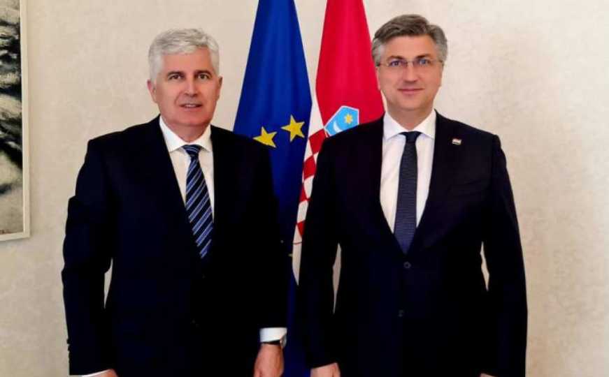 Čović se sastao sa Plenkovićem: "Nastavljamo raditi na zaštiti prava i interesa Hrvata u BiH"