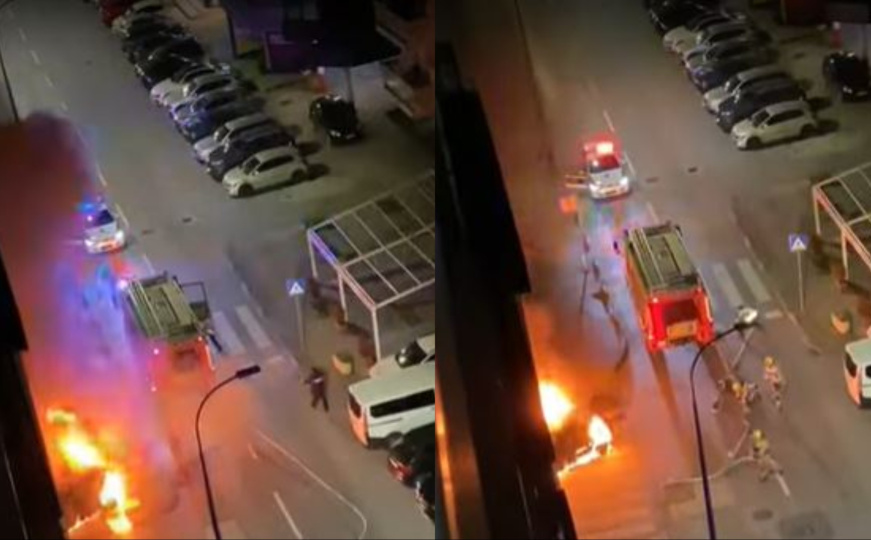 Oglasila se policija nakon što je planulo vozilo u Sarajevu