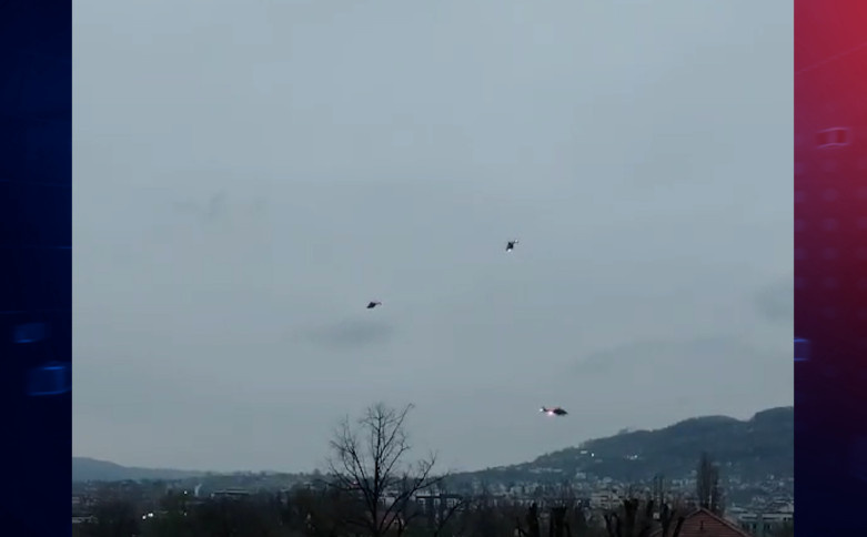 Tri helikoptera jutros rano kružili iznad Banje Luke: Evo o čemu se radi
