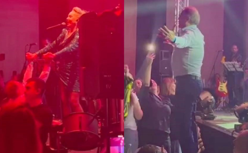 Zdravko Mamić uživao na koncertu Lepe Brene, penjao se na stol: "Ti si najdivnija žena na svijetu"