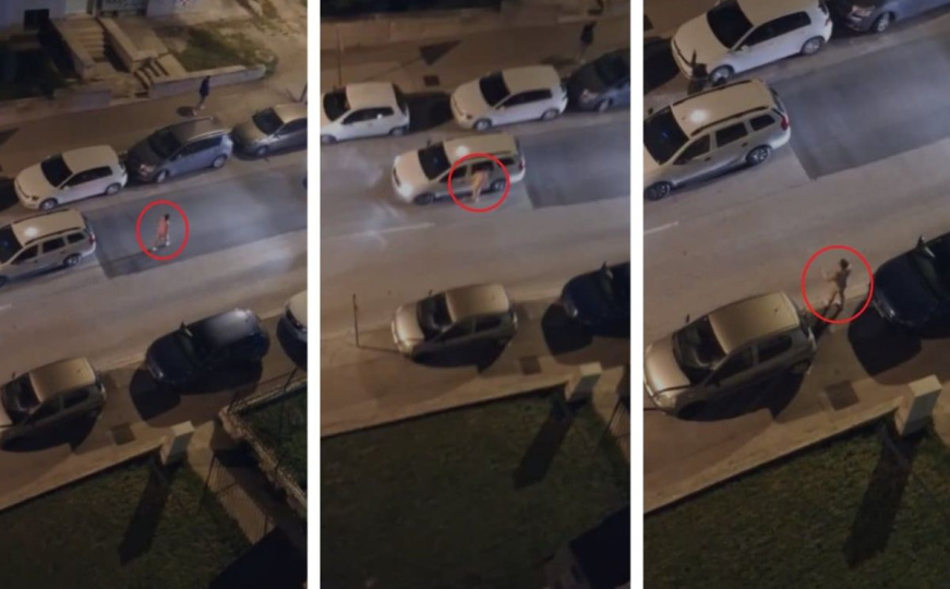 Nevjerovatne, uznemirujuće scene u Splitu: Potpuno goli mušakarc udarao vozila i grizao ljude