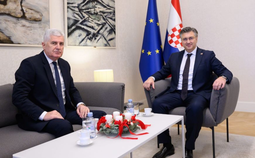 Da li će utjecati na Čovićeve odluke? Andrej Plenković večeras na sastanku sa liderom HDZ-a BiH