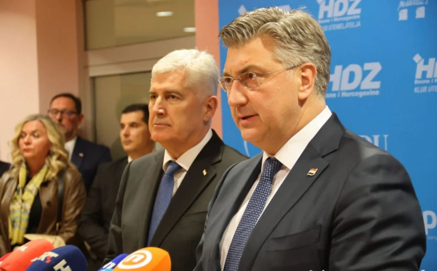 Andrej Plenković nakon sastanka s Draganom Čovićem: 'Hrvatska neće uvesti sankcije Miloradu Dodiku'