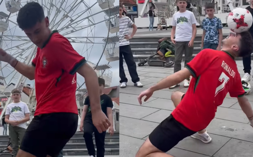 Freestyle nogomet i savršena izvedba: Pogledajte spektakl koji je Maid Delić napravio u Tuzli