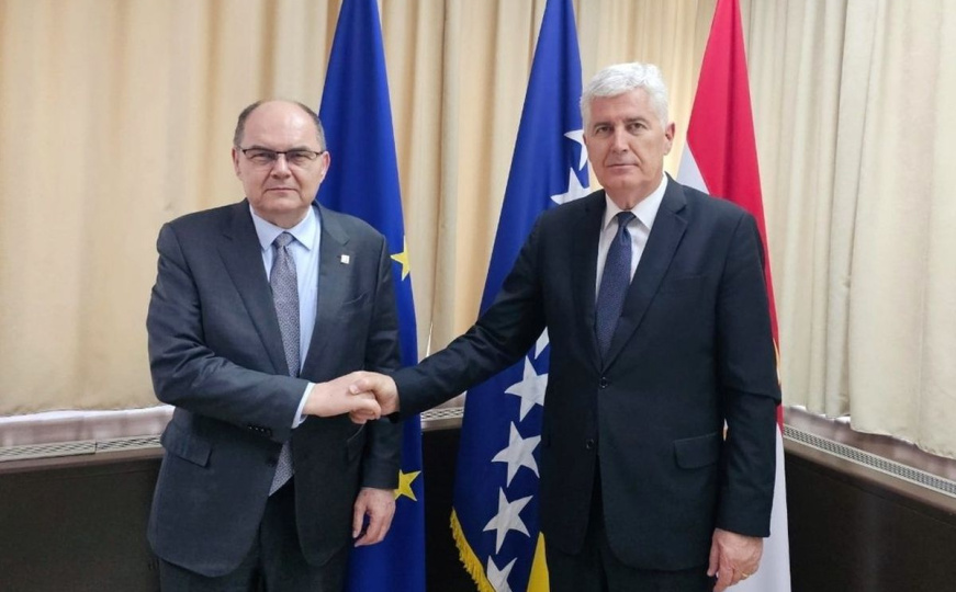 Christian Schmidt se sastao s Draganom Čovićem: Razgovarali i o izmjenama Izbornog zakona