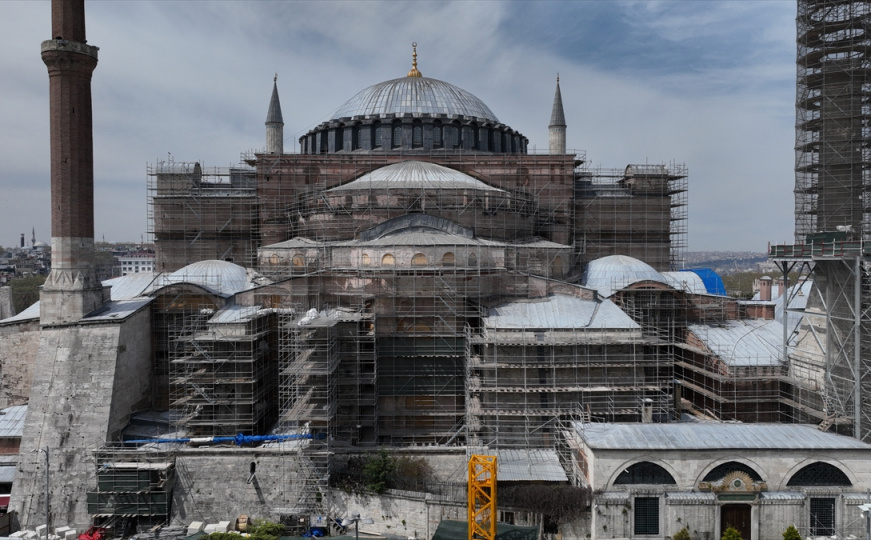 Počela velika restauracija 1.486 godina stare džamije Aje Sofije u Istanbulu
