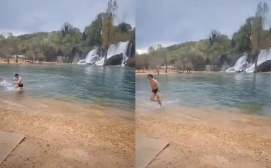 Otvorena sezona kupanja na jednom od najljepših izletišta u BiH, pogledajte snimak