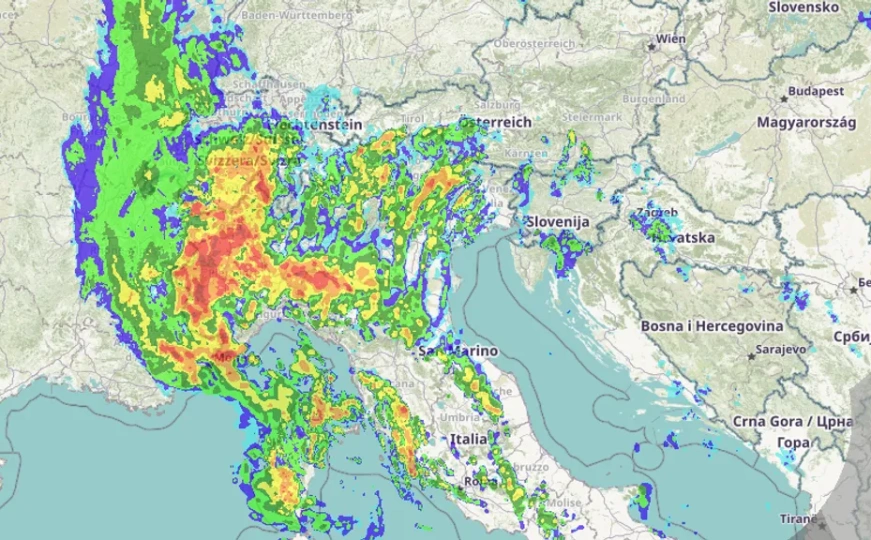 Susjedi se spremaju za nevrijeme: "Pogledajte kakva nam zvijer stiže"