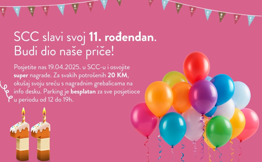 Sarajevo City Center slavi 11. rođendan – dan ispunjen zabavom, nagradama i humanitarnim duhom