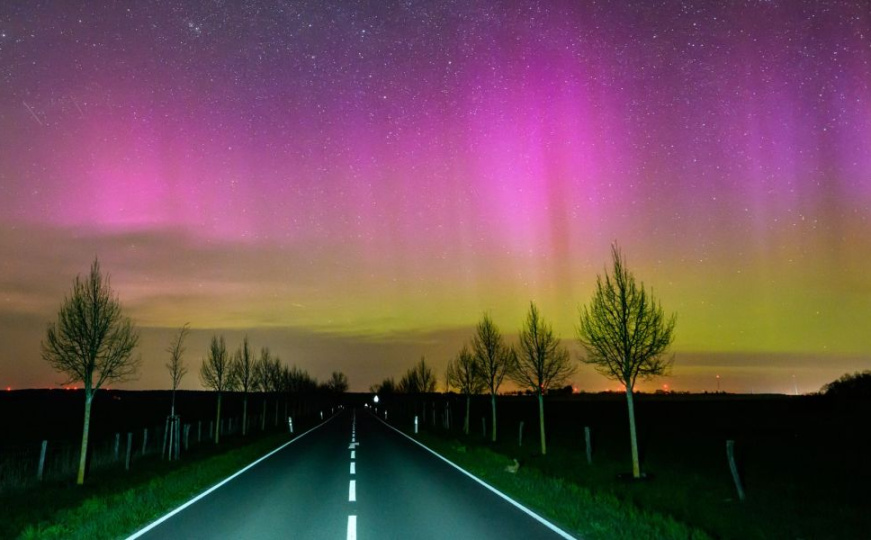 Aurora borealis vidljiva na nebu iznad Njemačke: Pogledajte fotografiju