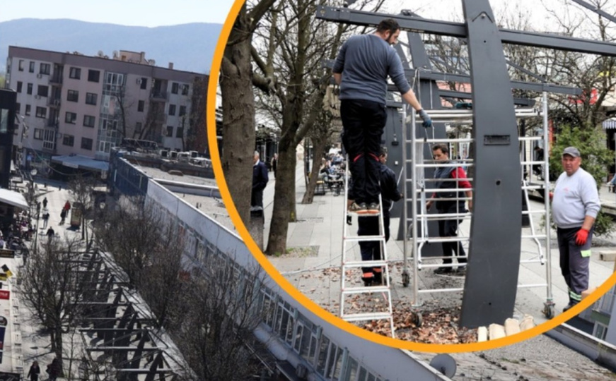 Počela demontaža tendi u Maloj aleji, stanovnici Ilidže oduševljeni: "Jedna od najboljih odluka!"