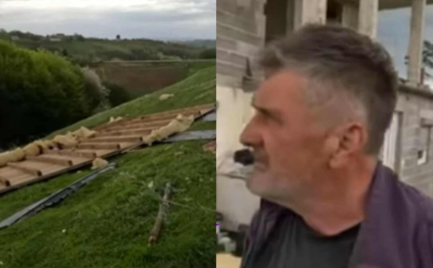 Čovjeku vjetar odnio krov na susjedno zemljište, vlasnik neće da ga vrati: "Ni selam ne naziva"