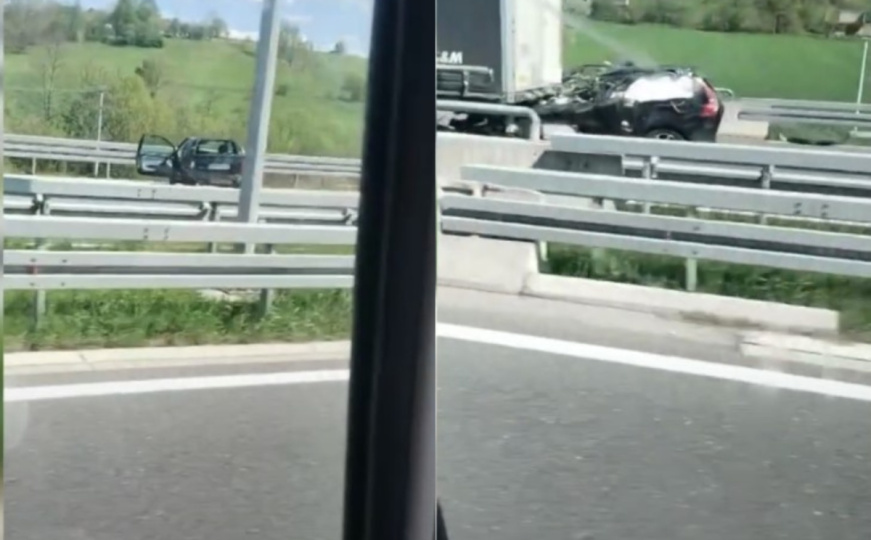 Jeziv prizor sa autoputa u BiH: Objavljen snimak saobraćajne nesreće u kojoj su poginule tri osobe