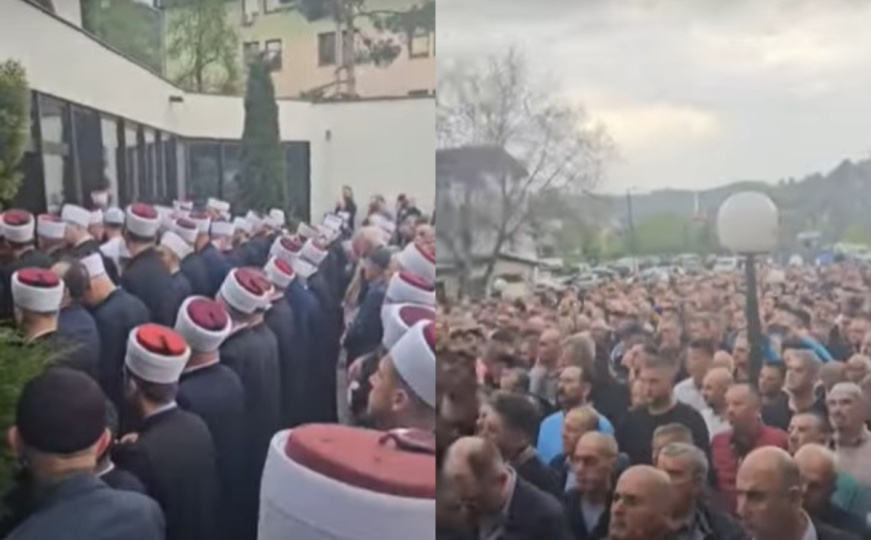 Klanjana dženaza Harunu Zahiroviću (19): Veliki broj ljudi se oprostio od nastradalog maturanta