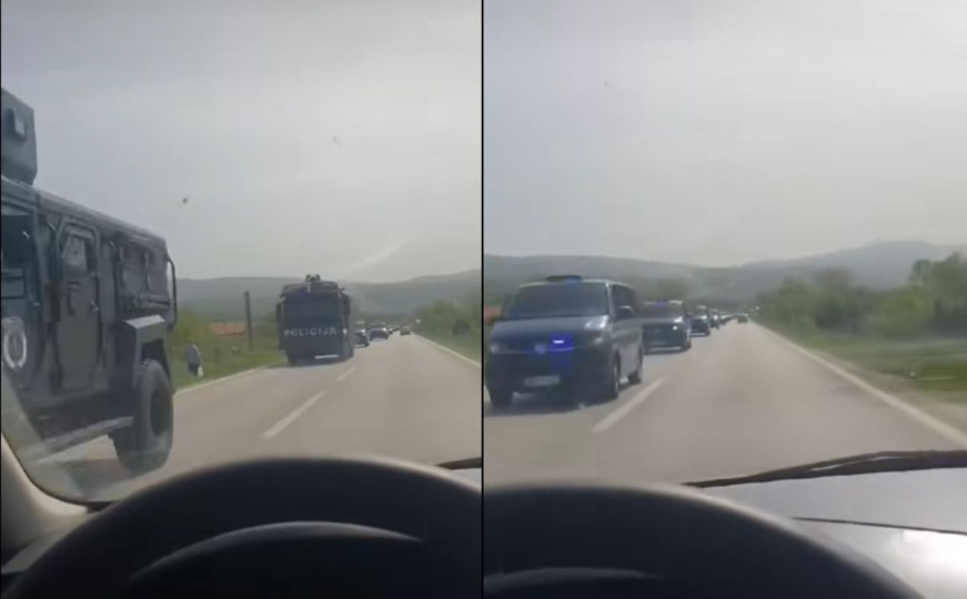 Velika policijska vježba: Oklopna vozila na ulicama BiH, jedinice tri MUP-a krenula ka Bihaću