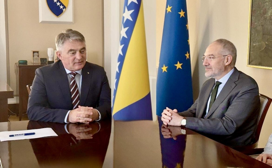 Željko Komšić primio je u oproštajnu posjetu Sadika Babura Girgina, ambasadora Turske u BiH