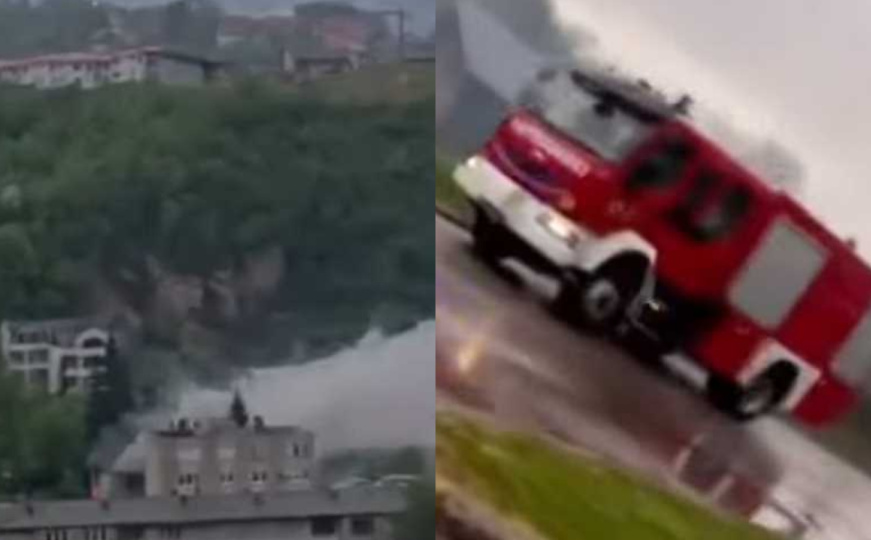 Veliki požar u Blažuju: Više vatrogasnih ekipa na terenu