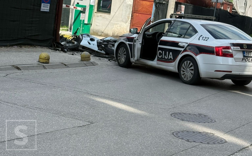 Saobraćajna nesreća na Stupu: Povrijeđen motociklista