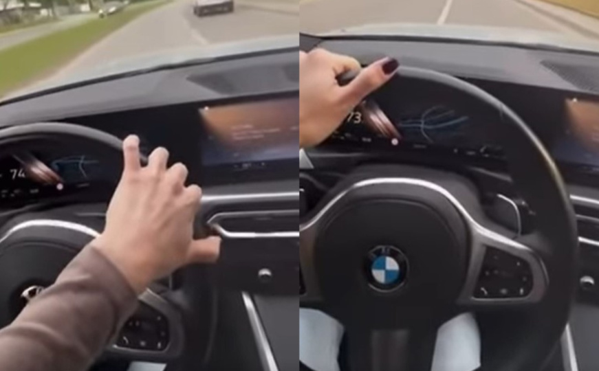 Bez imalo srama: Banjolučanka snimala sebe dok divlja BMW-om na 'dionici smrti' u Banjoj Luci