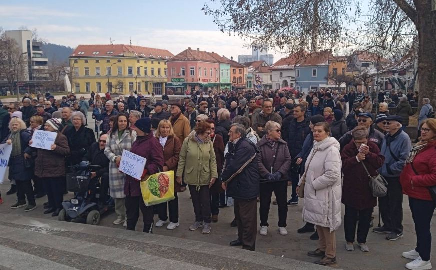 U subotu najavljeni protesti penzionera u Tuzli: 'Ekonomska diskriminacija od strane vlasti'