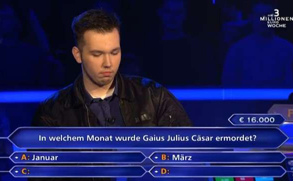 Ima samo 20 godina: Mladić iz BiH osvojio 50.000 eura na njemačkoj verziji 'Milionaša'