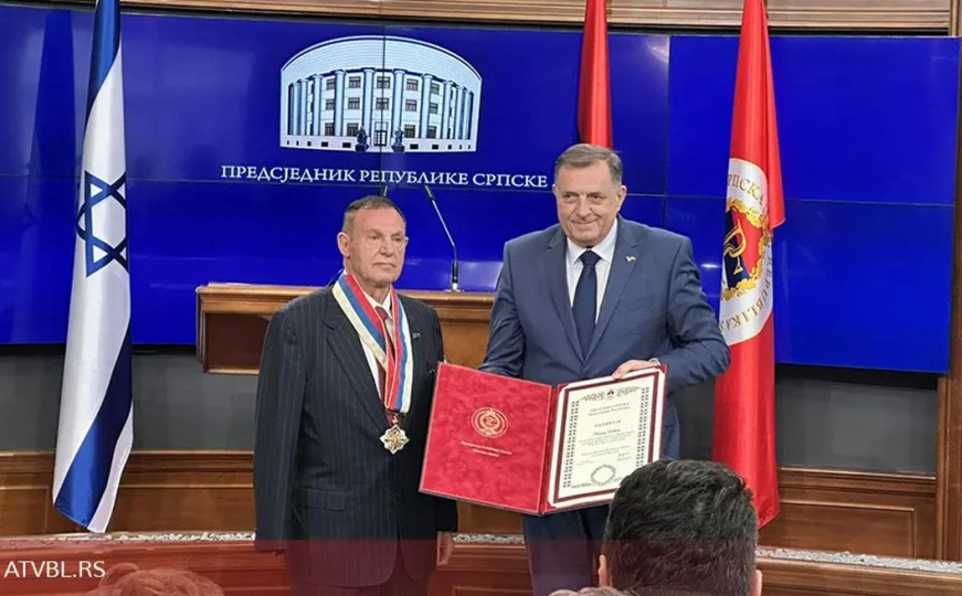 Skandal na odlikovanju bivšeg komandanta IDF-a: 'Sad imam dvije zemlje, Izrael i RS. Štitit ću obje'