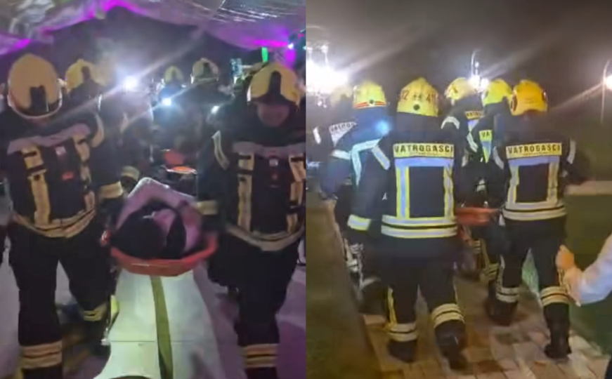 Priredili pravi show: Vatrogasci 'upali' na svadbu u Hrvatskoj, pa mladoženju odnijeli na nosilima
