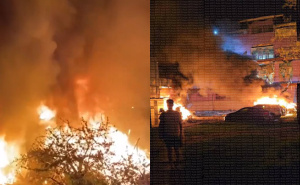 Rusi izveli noćni napad na Kijev: Oštećeno nekoliko zgrada, zapaljeni automobili