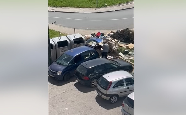 Bruka i sramota u Sarajevu: Neodgovorni građanin odlaže otpad pored kontejnera iako su isti prazni