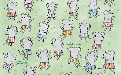 Razonoda za kraj vikenda: Miševi su na času baleta, pronađite jedinstvenu suknju za 15 sekundi