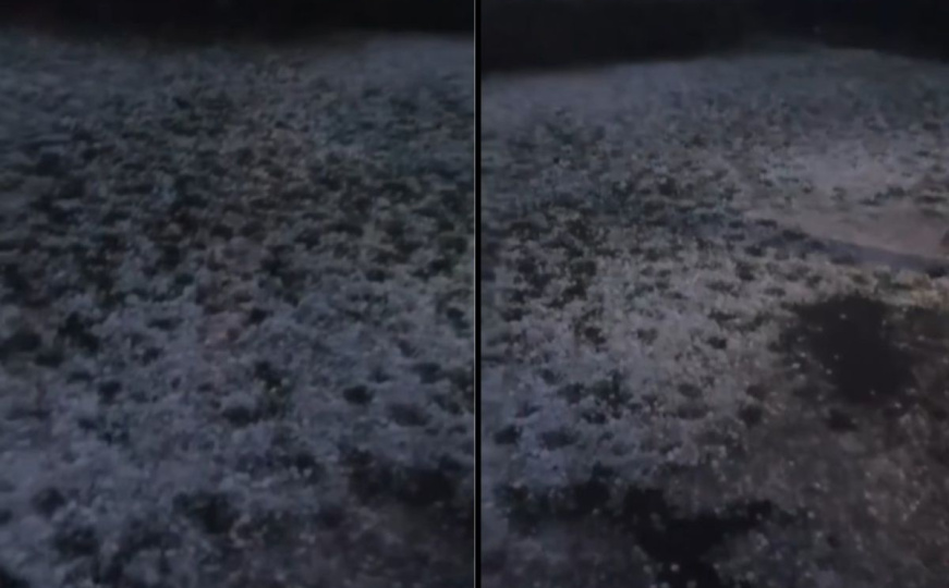 Superćelijska oluja stigla u BiH, pogledajte snimak