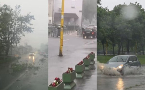 Pogledajte snimak: Snažno nevrijeme u Tuzli, ulice pod vodom