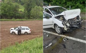 Nesreća u BiH: U sudaru povrijeđene tri osobe, jedan automobil sletio s ceste
