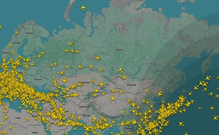 Uoči proslave u Moskvi: Strani lideri pristižu, a aerodromi zatvoreni - pogledajte stanje na nebu