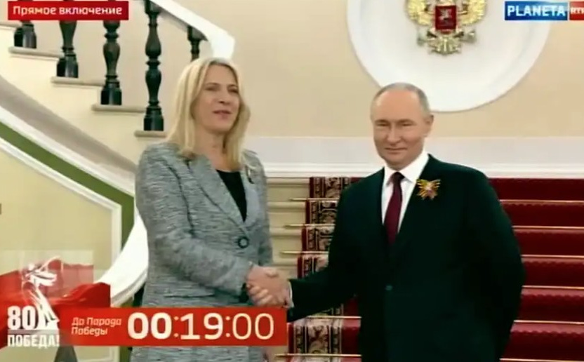 Počela vojna, ali i diplomatska parada u Moskvi: Cvijanović i Dodik se 'progurali' do Putina
