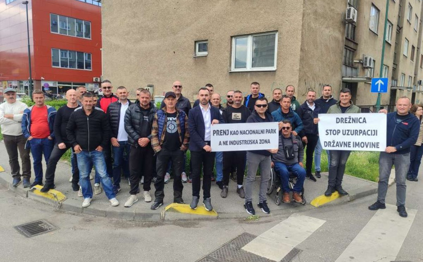 Građani Drežnice izašli na protest: Zaustavite izgradnju solarne elektrane na planini Prenj!