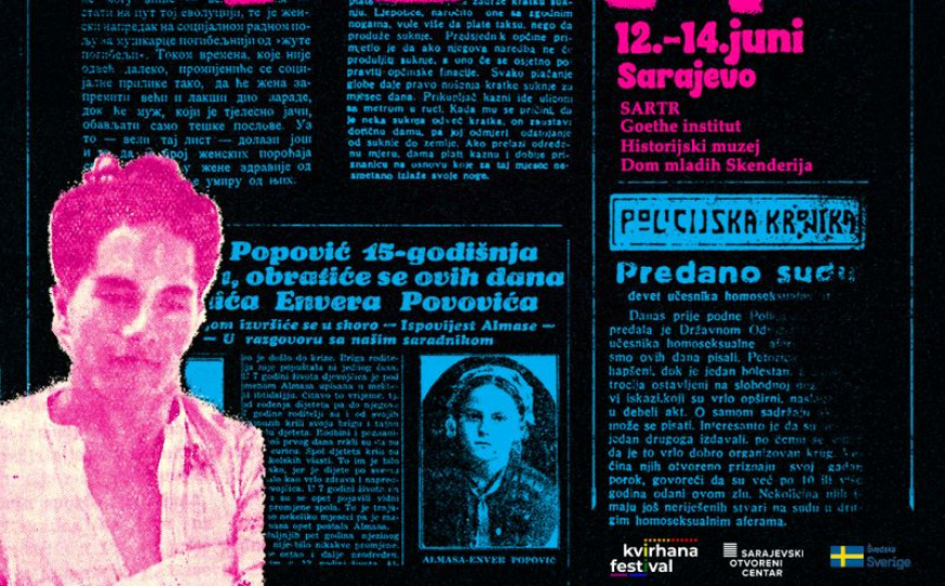 Nismo ti mi od jučer! Peto izdanje festivala Kvirhana u Sarajevu od 12. do 14. juna