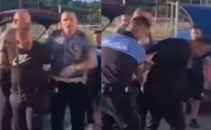 Nakon teškog incidenta na stadionu u BiH: Snimak privođenja navijača širi se društvenim mrežama