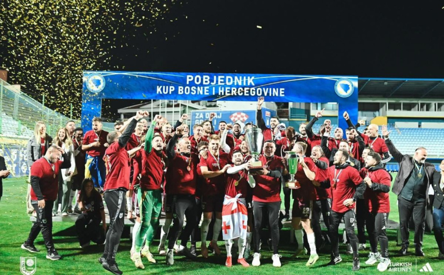 Emotivna objava igrača Sarajeva nakon osvojenog Kupa: 'Hvala što ste me prihvatili kao svoje dijete'