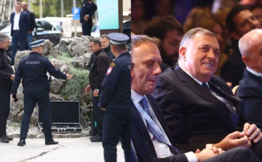 Cirkus na Jahorini: Dodik okružen dugim cijevima MUP-a RS i misterioznim automobilom bez tablica