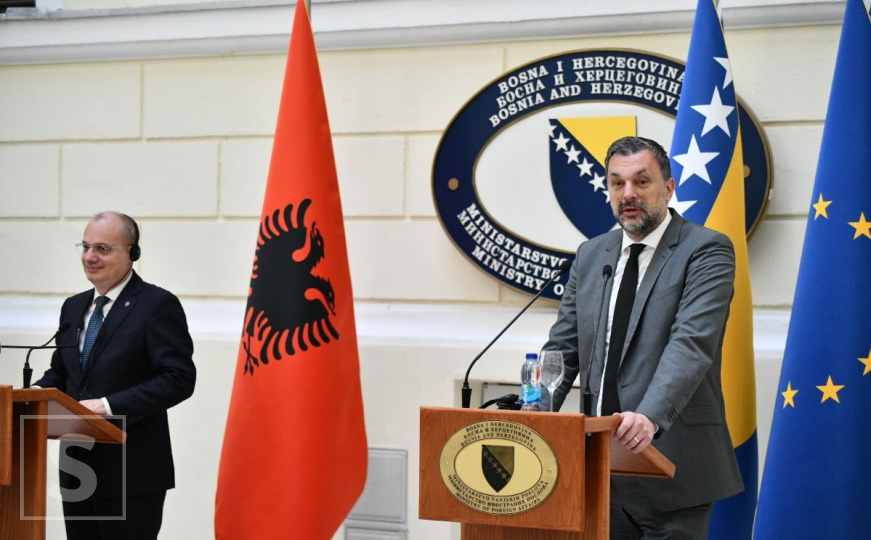 Konaković se sastao sa albanskim ministrom Hasanijem: "Razgovarali smo o trenutnoj krizi u BiH"
